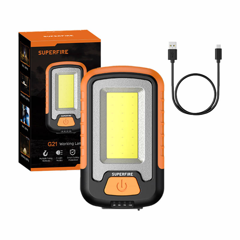Superfire G21 työtaskulamppu, 650lm, USB