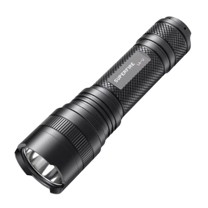 Superfire L6-U taskulamppu - 1480 lm, 330 m, 5 tilaa, 20W, USB-C