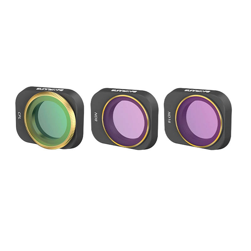 3 suodattimen setti CPL+ND8+ND16 Sunnylife DJI Mini 3 Pro:lle (MM3-FI415)