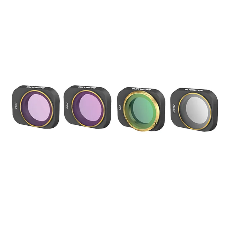 4 suodattimen setti UV+CPL+ND4+ND8 Sunnylife DJI Mini 3 Pro:lle (MM3-FI418)