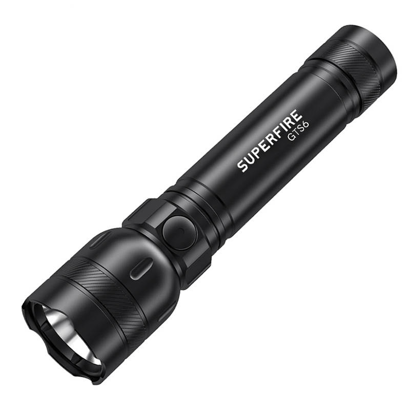 Superfire GTS6 taskulamppu, 360 lm, USB-C, 7W, 5 tilaa, 150m