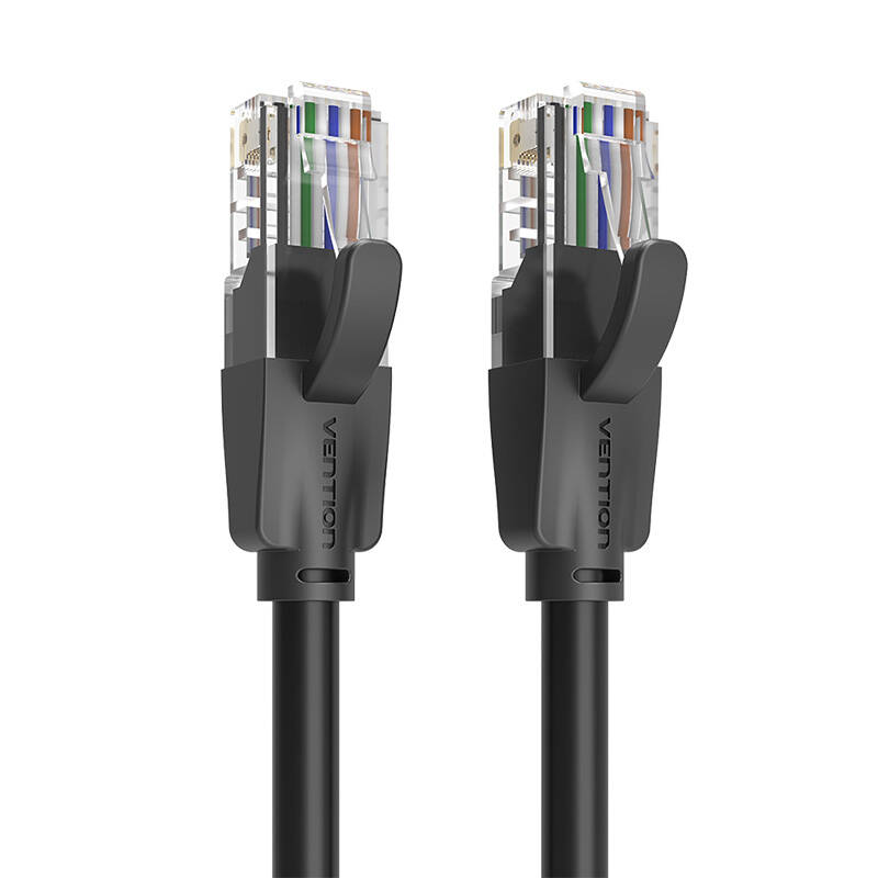 PATCH CABLE CAT.6 UTP/15M BLACK IBEBN VENTION