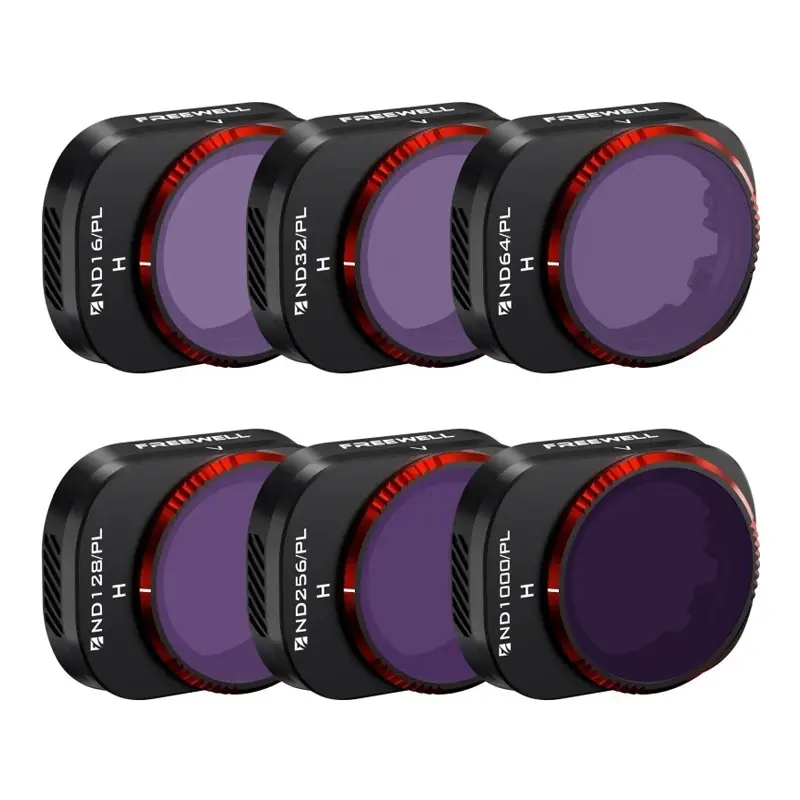 6 suotimen setti Bright Day Freewell DJI Mini 4 Pro:lle