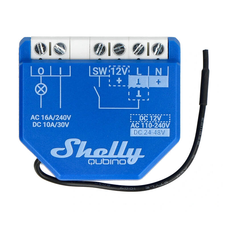 Shelly Qubino Wave 1 - 1-channel flush-mounted relay/Z-Wave controller 230 V