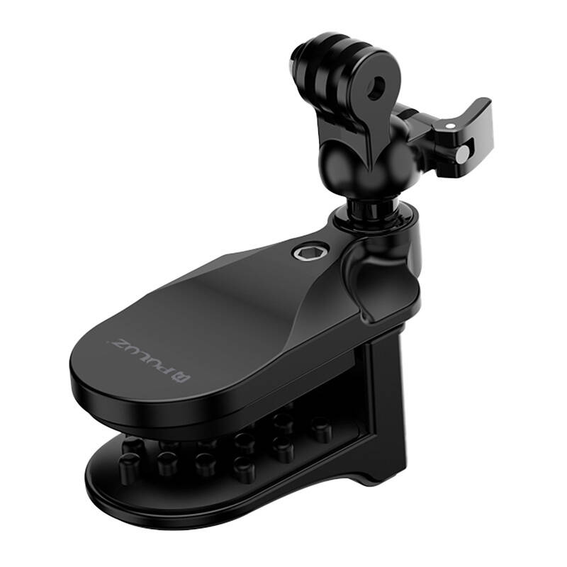 PULUZ kypäräteline urheilukameroille (DJI Action, GoPro Hero) (musta)