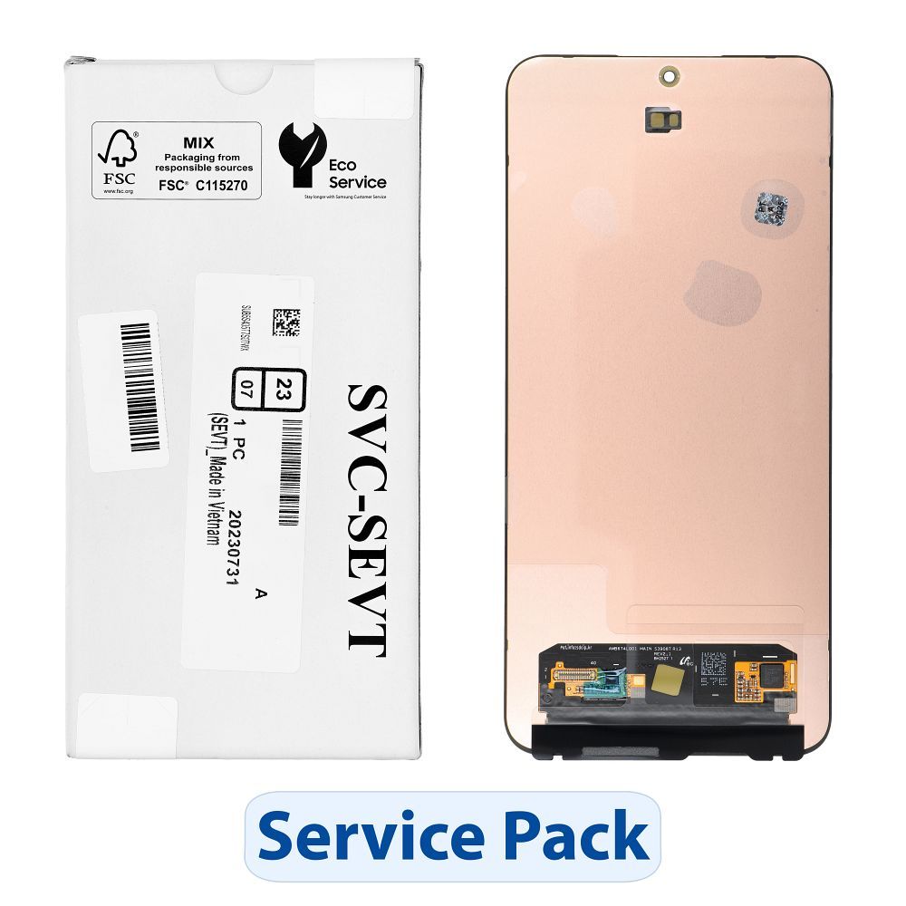 ServicePack LCD Näyttö Samsung S25 FE S731B GH82-38423A
