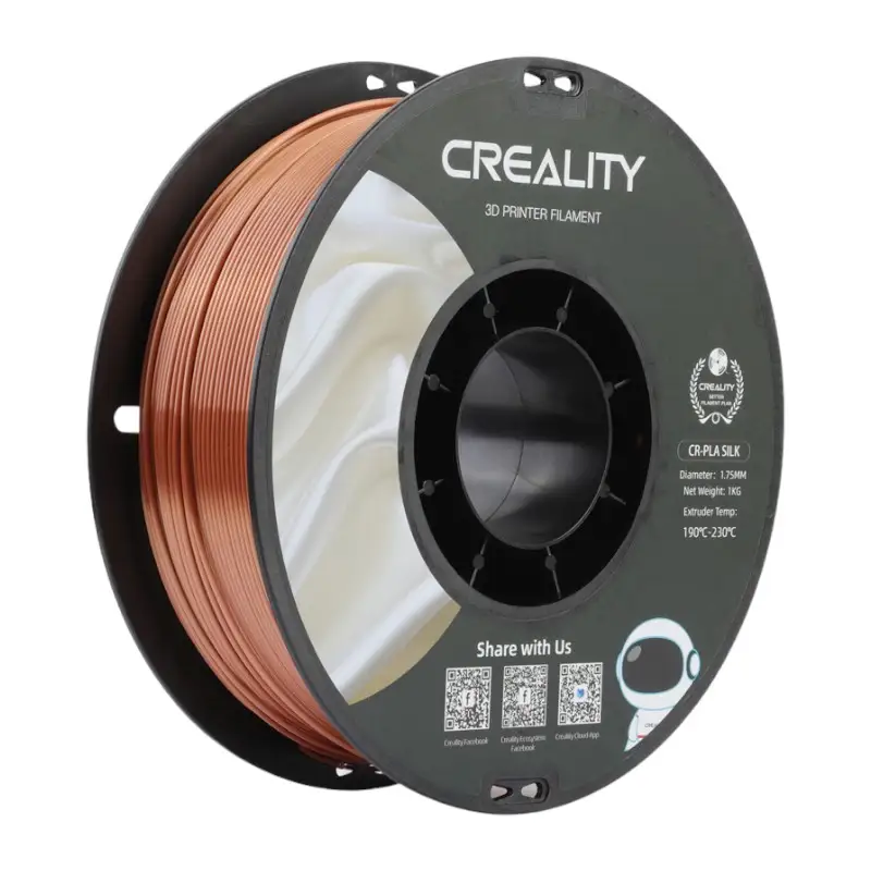 CR-Silk PLA Filamentti Creality (punainen kupari)