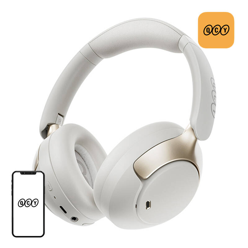 QCY H3 Pro -kuulokkeet (valkoinen)