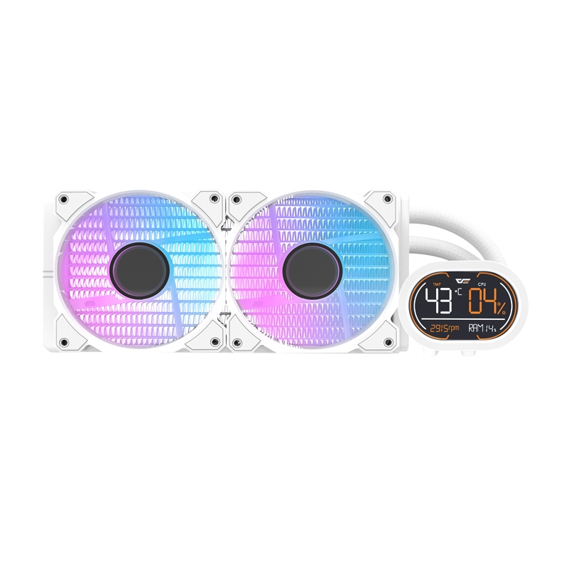 Darkflash DH240D CPU-vesijäähdytin (valkoinen)