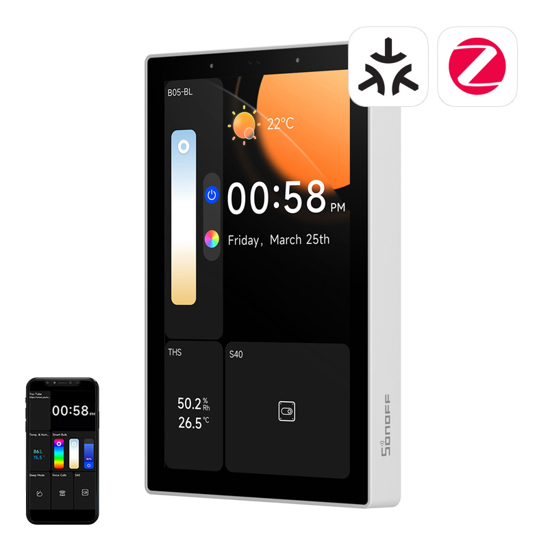 SONOFF NSPanel Pro 120 Älykäs ohjauspaneeli Matter WiFi/Bluetooth/ZigBee (valkoinen)