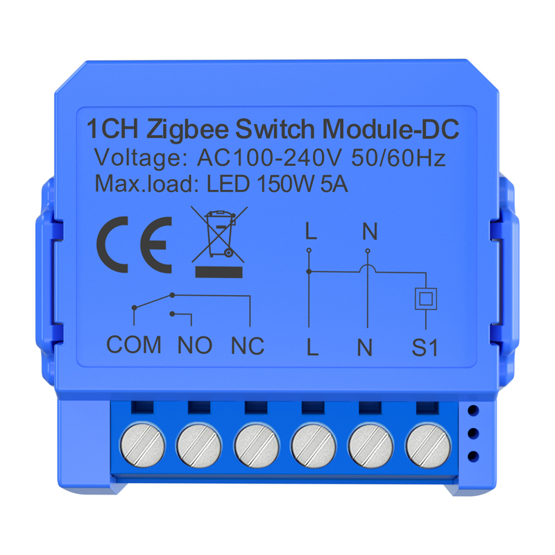 Avatto ZWSM16-DC32V-1 1-channel ZigBee switch module with a potential-free contact