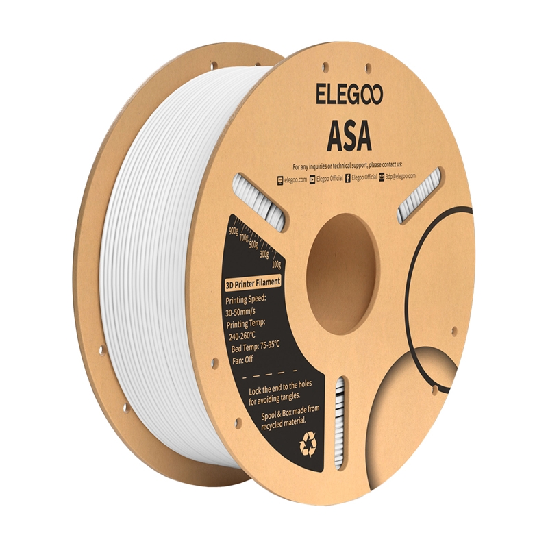 ASA ELEGOO Filament (White)