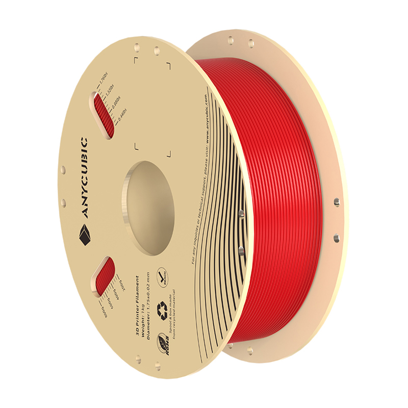 PLA Anycubic 1 KG -filamentti (punainen)