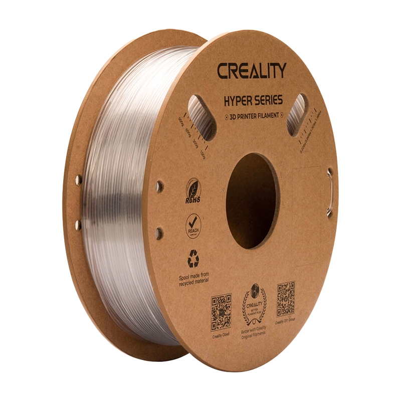Hyper PETG Creality -filamentti (läpinäkyvä)