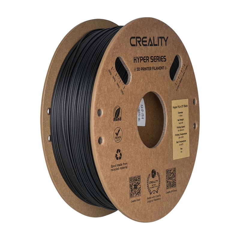 Hyper PLA-CF Creality Filamentti (musta)