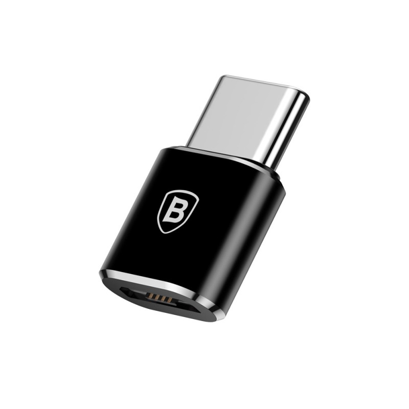 Adapter Baseus MicroUSB to Type-C OTG black CAMOTG-01