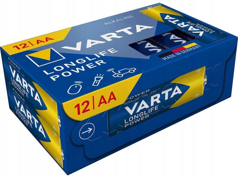 VARTA alkaliparisto R6 (AA) Loglife 12 kpl