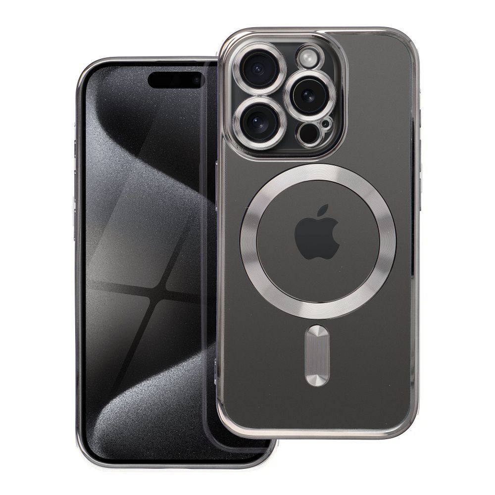Suojakuori Samsung A57:lle Electro Mag Cover yhteensopiva MagSafe titanium