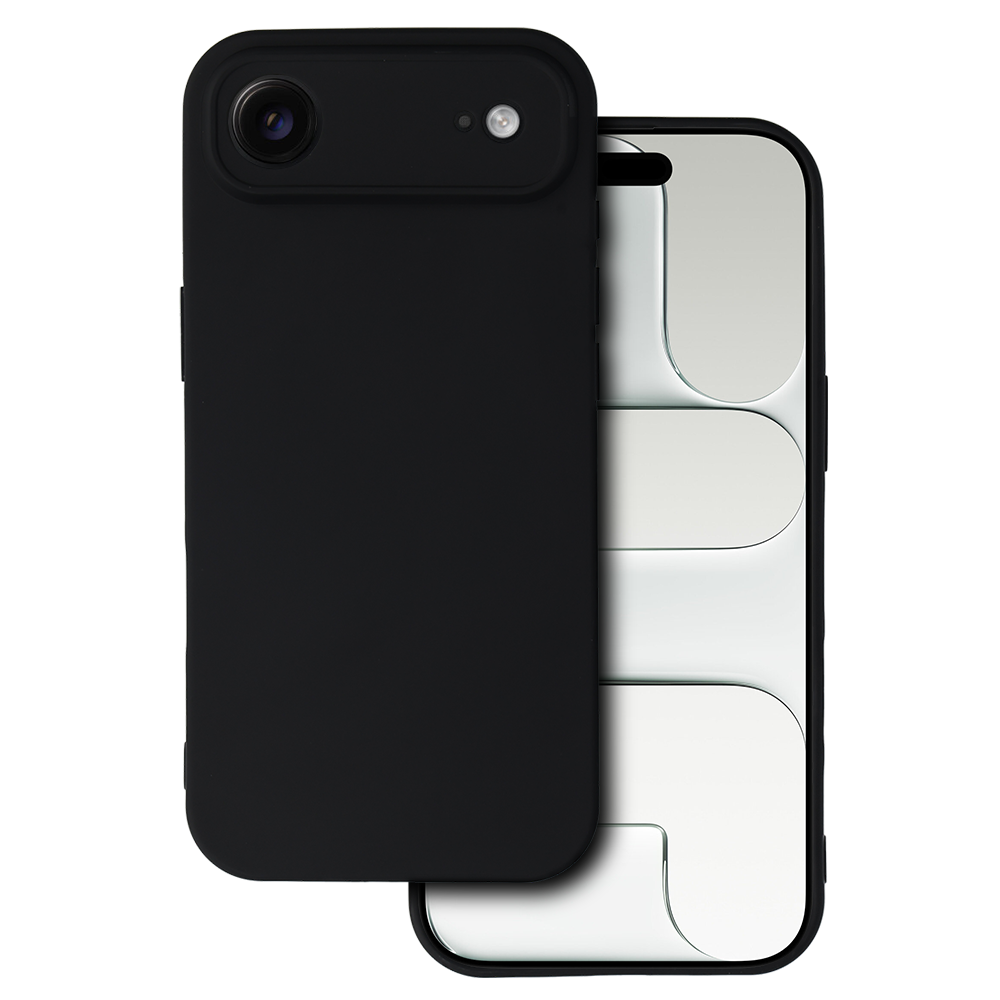 Back Case MATT Suojakuori iPhone 17 Air:lle musta