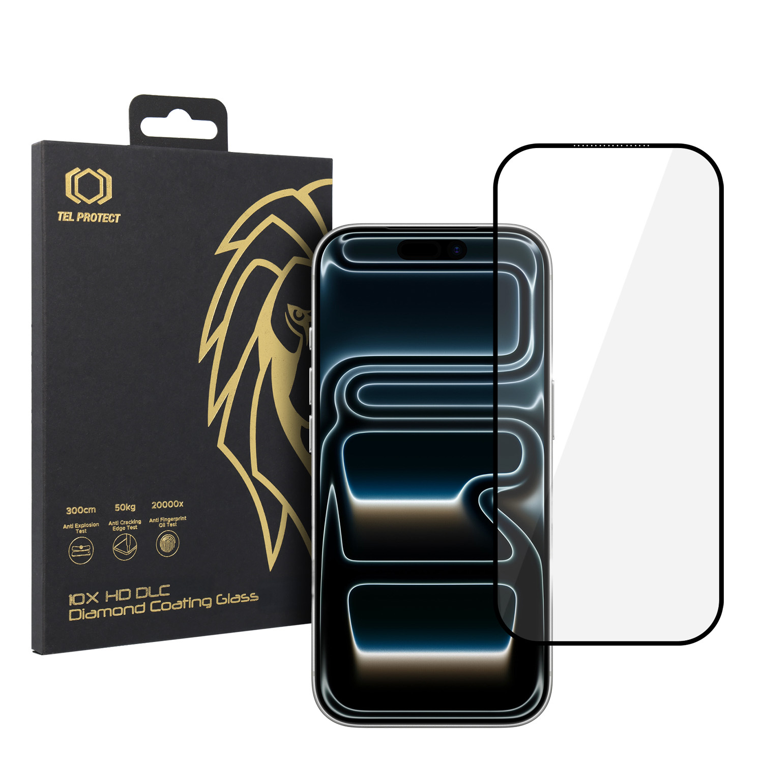 Tel Protect 10X HD DLC Diamond Coating Karkaistu Lasi iPhone 17 Pro