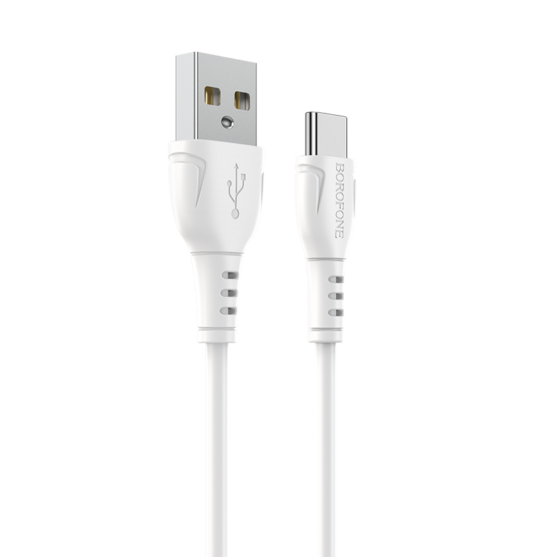 Borofone Kaapeli BX51 Triumph - USB - Type C - 3A 1 metri valkoinen