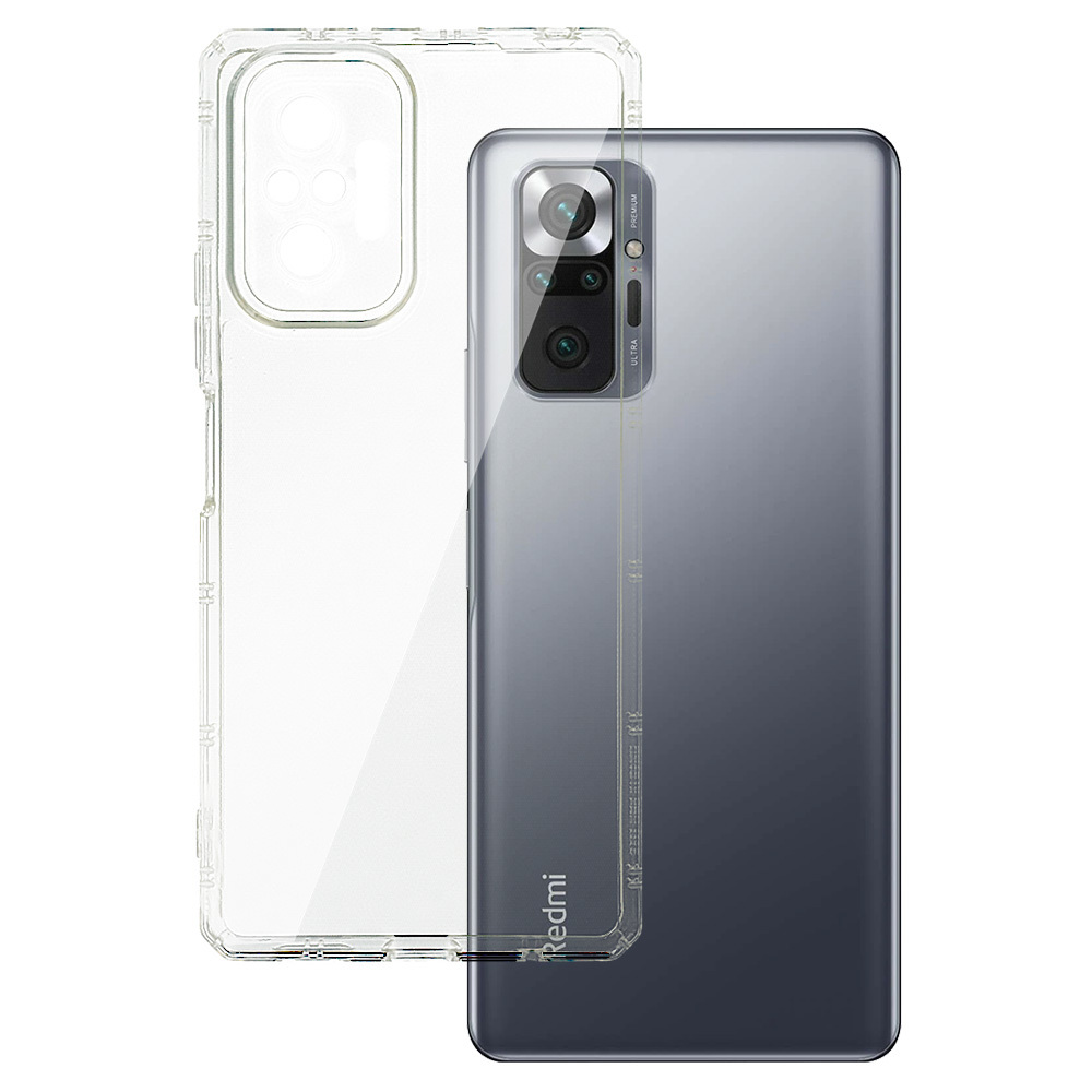 Armor Antishock Suojakuori Xiaomi Redmi Note 10 Pro / Note 10 Pro Maxille läpinäkyvä