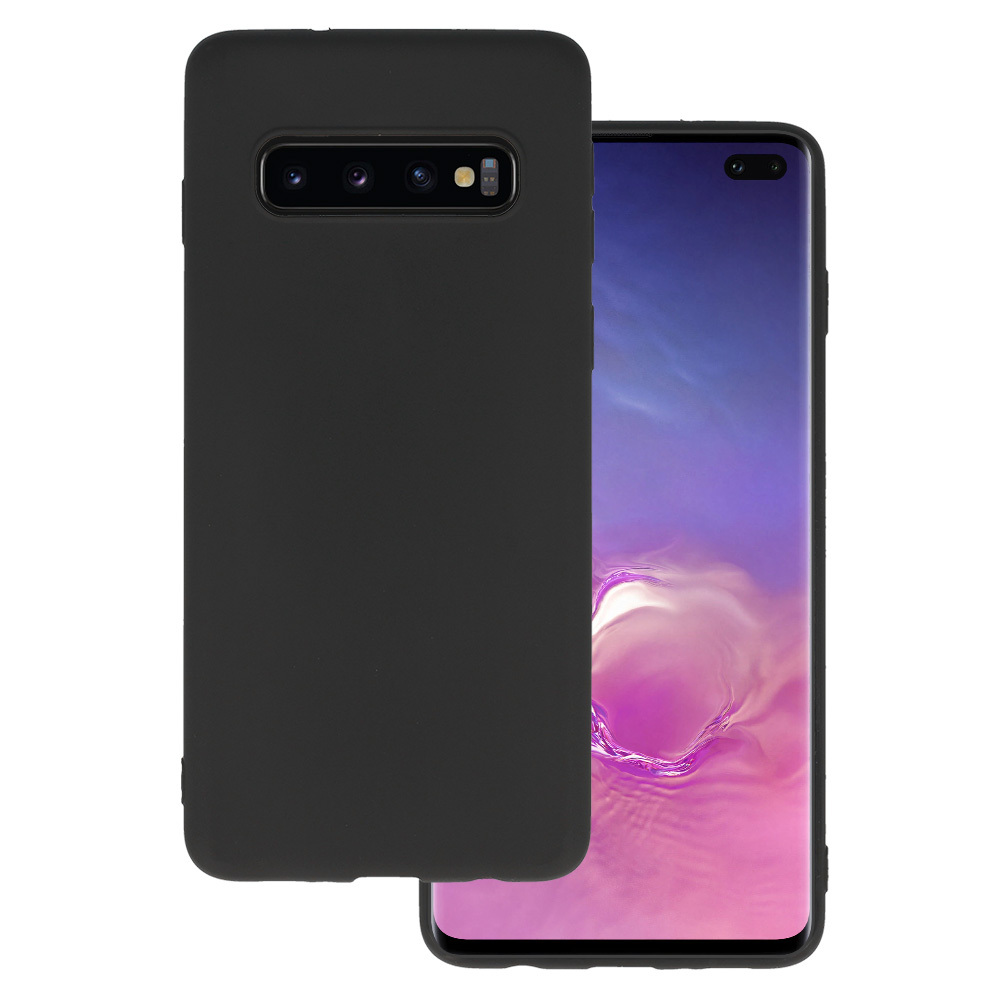 Mattapintainen Suojakuori Samsung Galaxy S10 musta