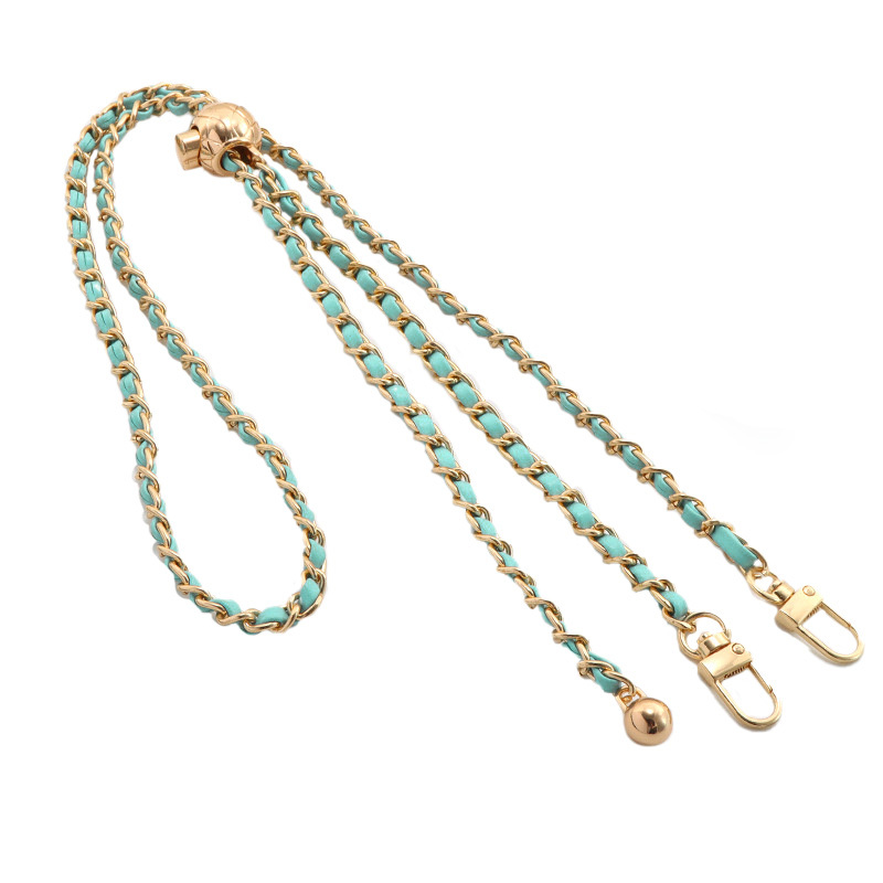 Phone lanyard G-14 light blue-gold