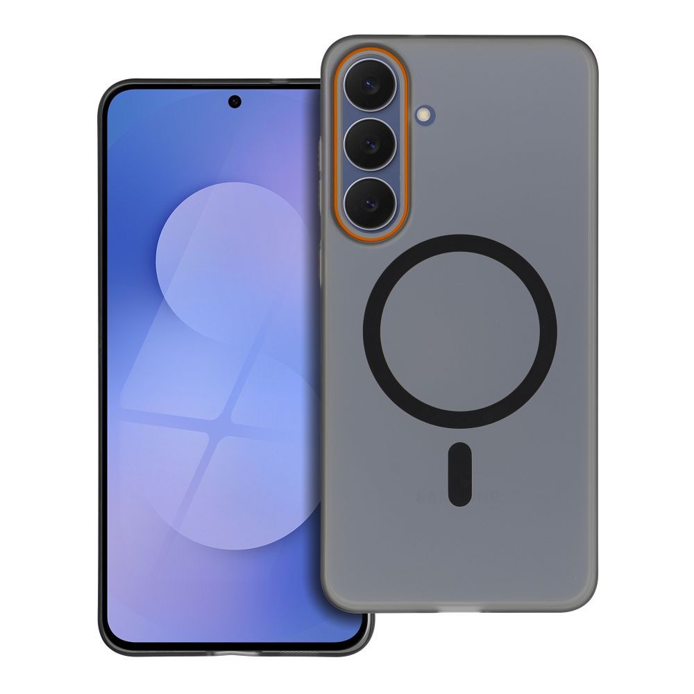 Go Orange suojakuori Samsung A37:lle MagSafe-yhteensopiva - musta