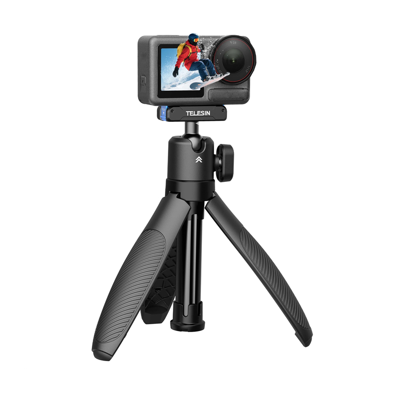 Telesin DJI Action pikakiinnitys selfie-sauva jalustalla
