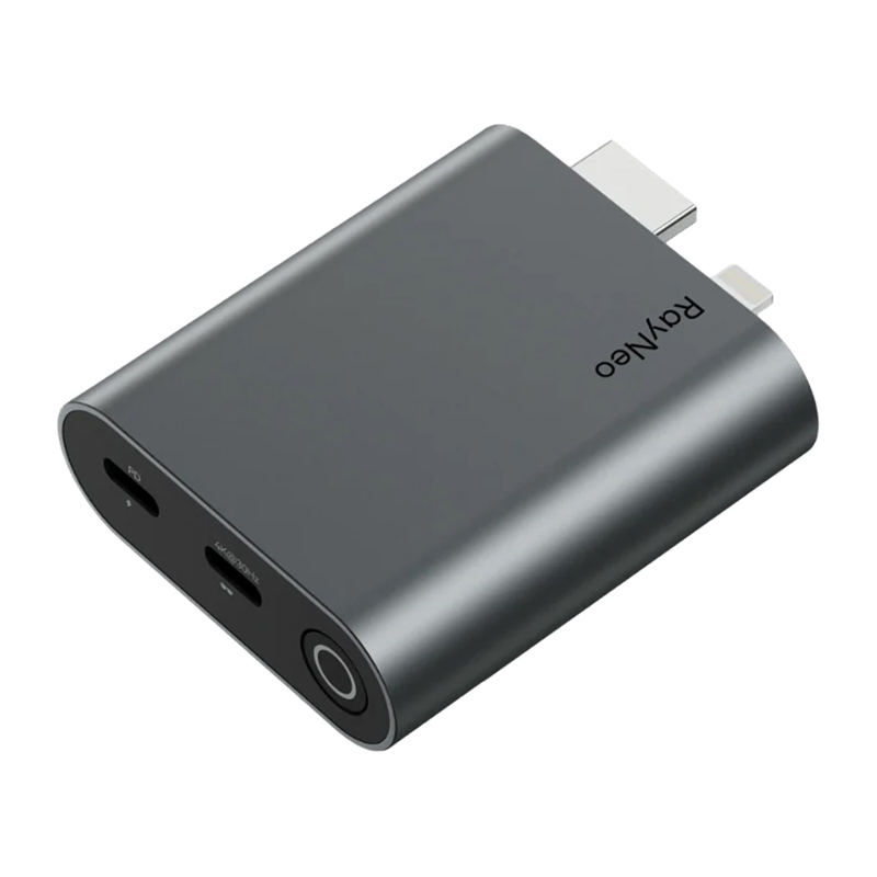 HDMI - USB-C sovitin lataukseen AR RayNeo -laseille