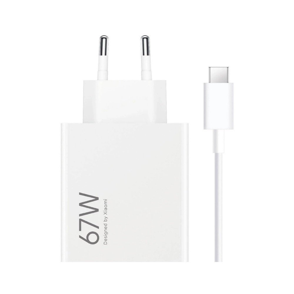 Laturi Xiaomi HyperCharge Combo 67W USB-A valkoinen BHR9465EU