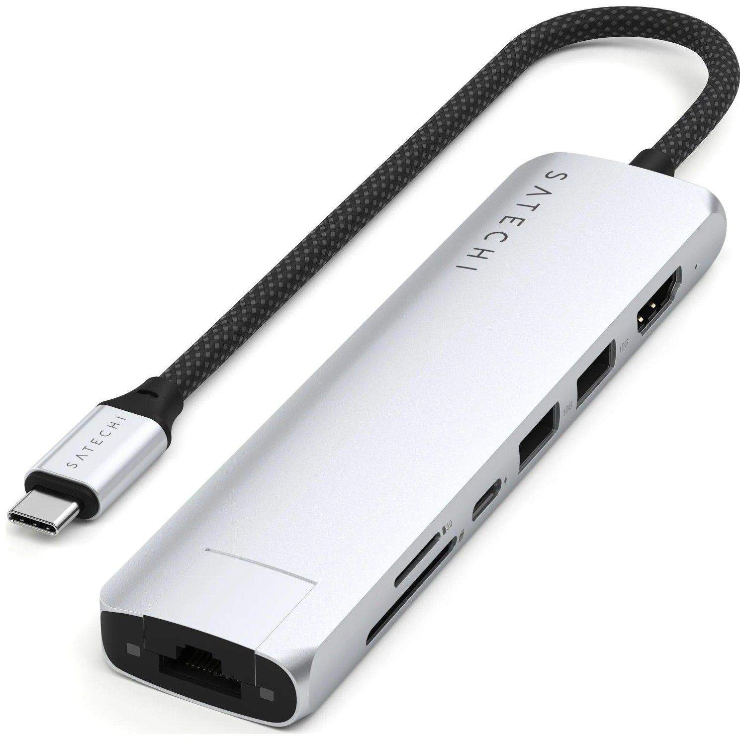 Adapter HUB 7in1 USB C Satechi Slim ST-P7SS silver