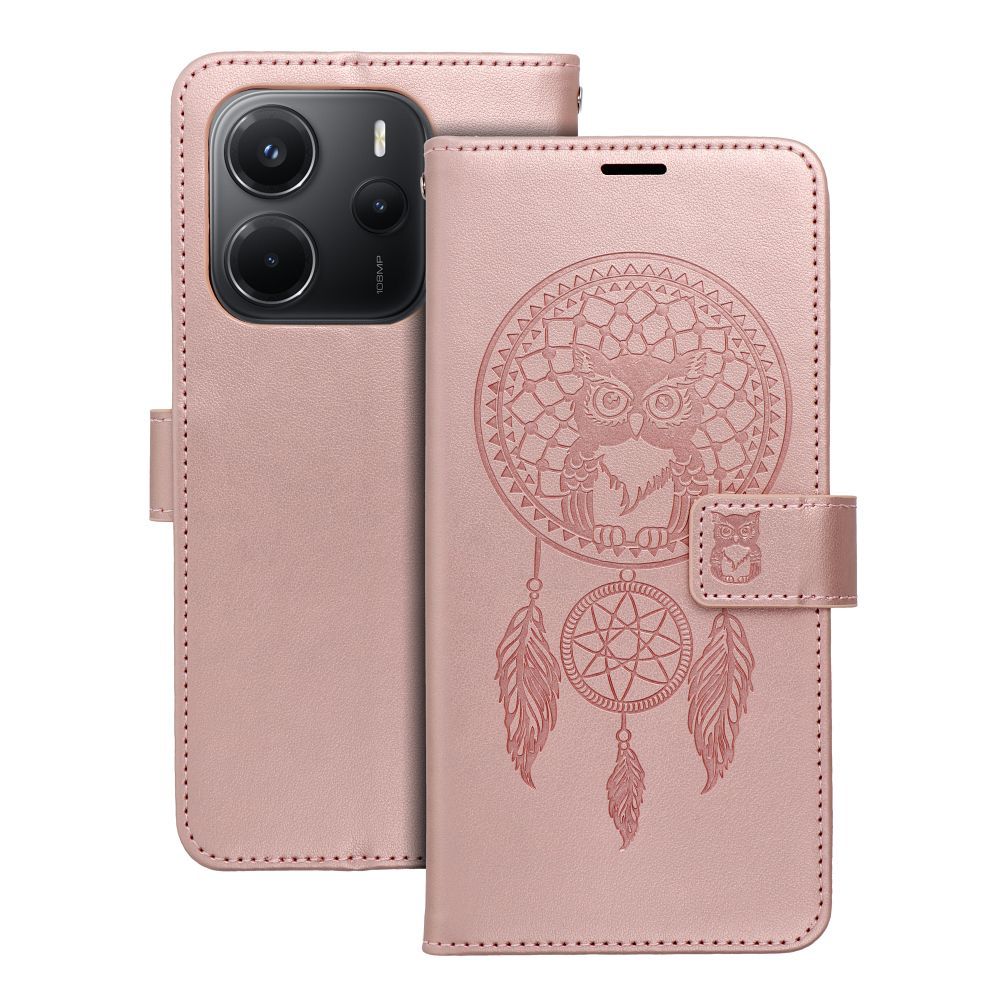 Mezzo Book suojakuori Samsung A57 5G Dreamcatcher ruusukultainen