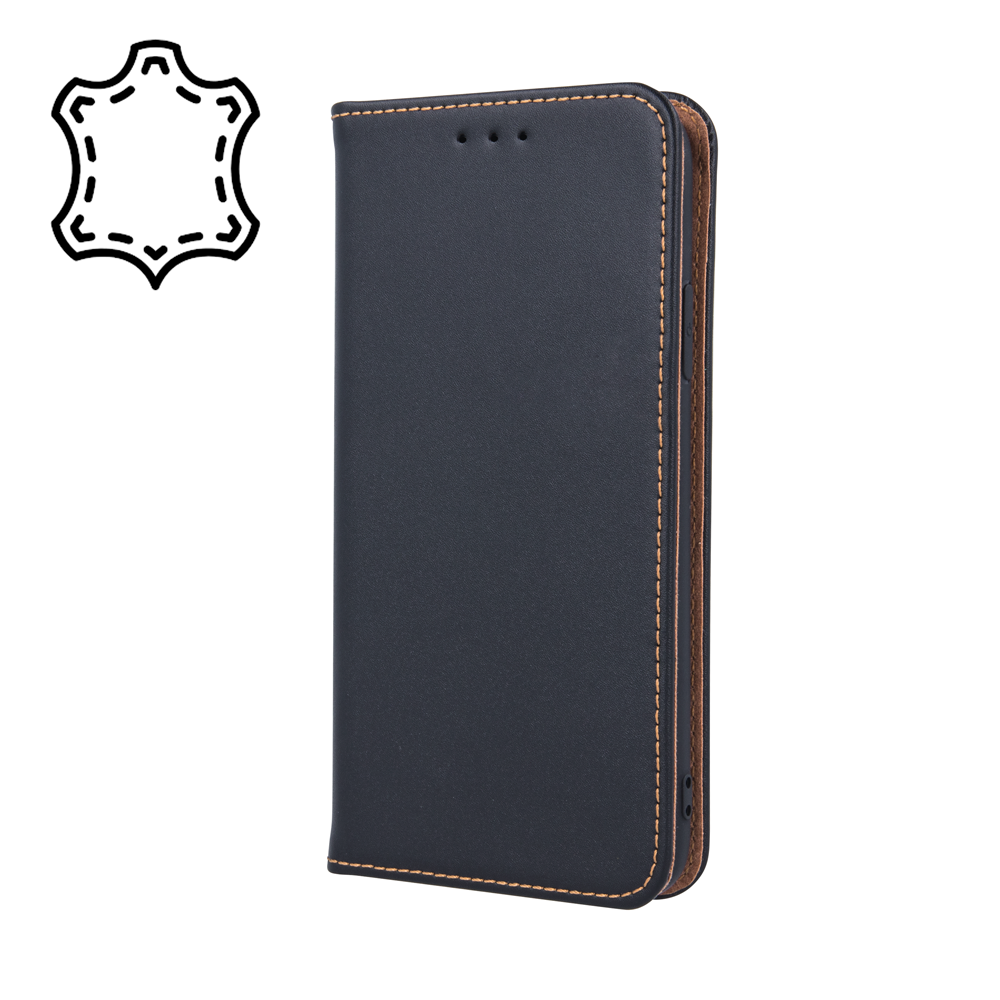 Genuine Leather Smart Pro iPhone 17 Air 6,6:lle musta