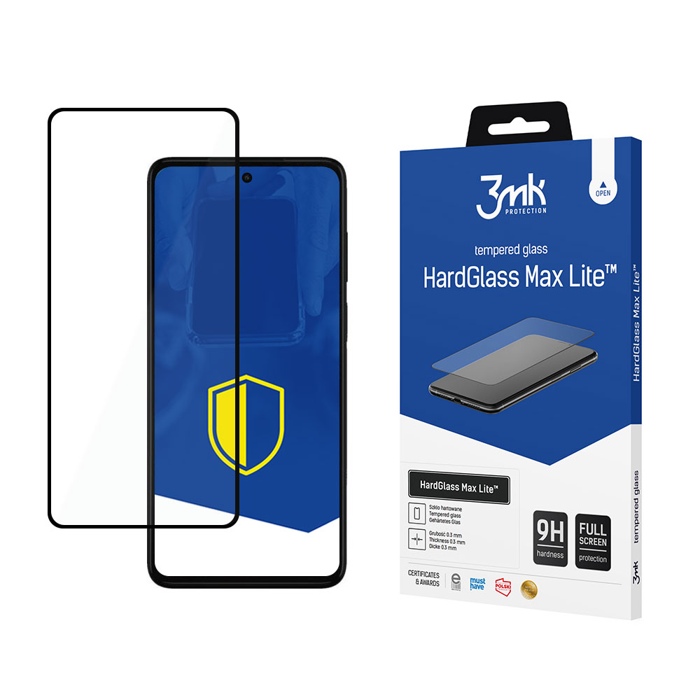 3mk HardGlass Max Lite tempered glass for Motorola Moto G52