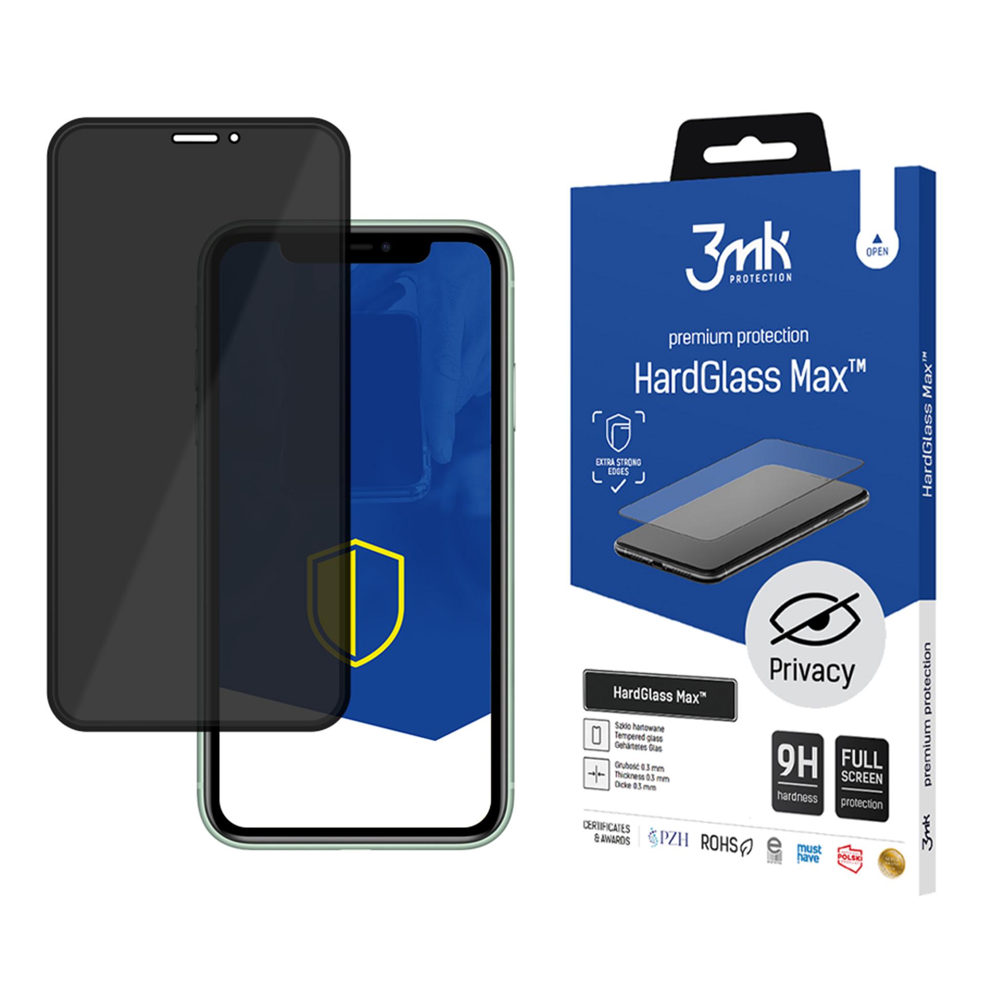 3mk HardGlass Max Privacy Privacy Glass for iPhone X / XS / 11 Pro