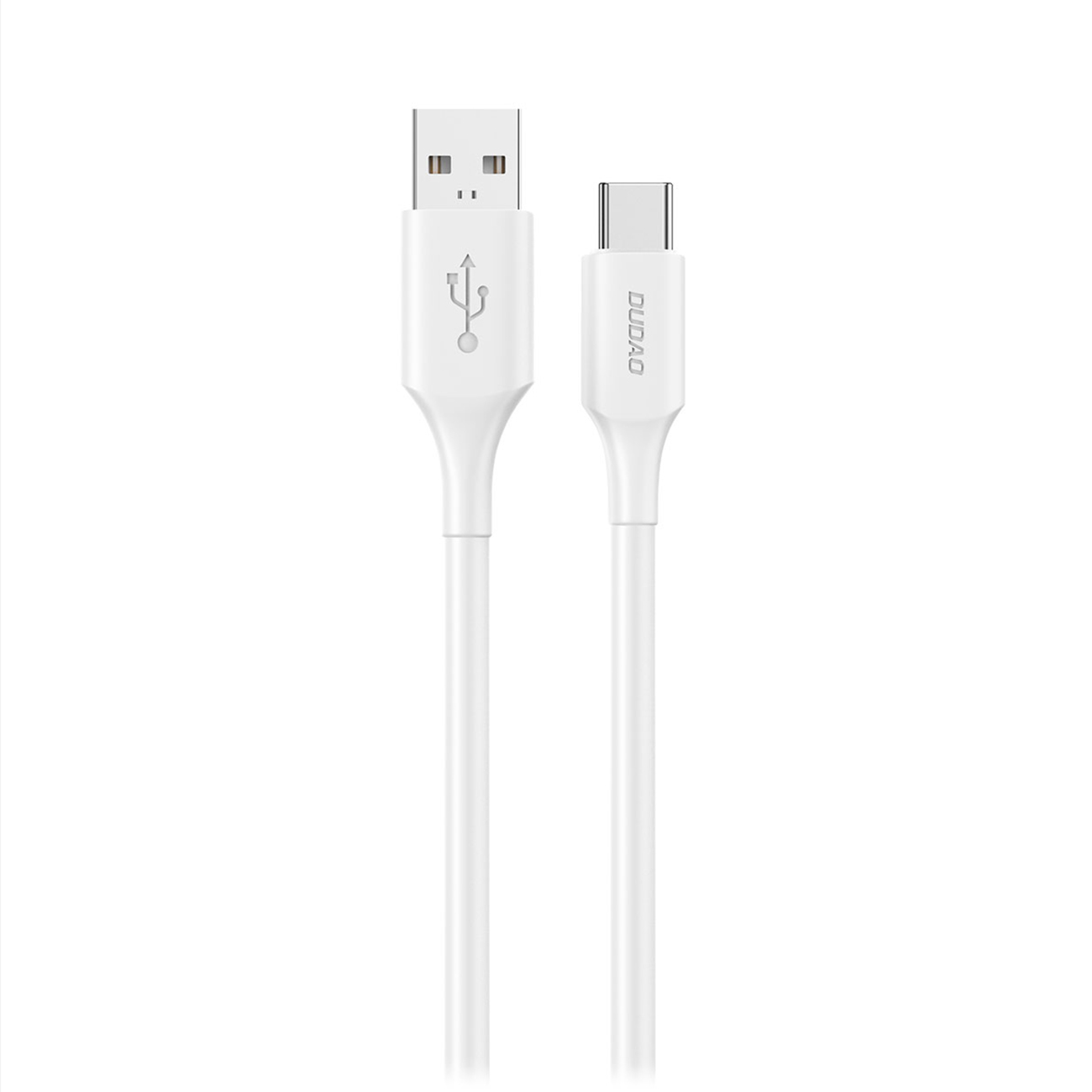 Dudao L2sT USB-A - USB-C 6A Kaapeli 1.2m - Valkoinen