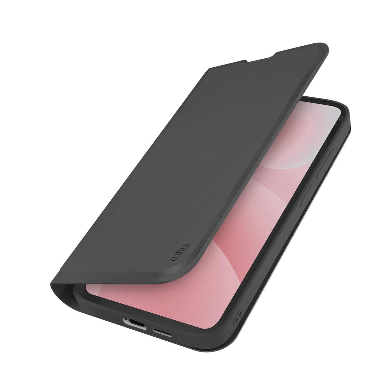 SBS Wallet Smooth läppäsuojakuori Samsung Galaxy S26:lle musta