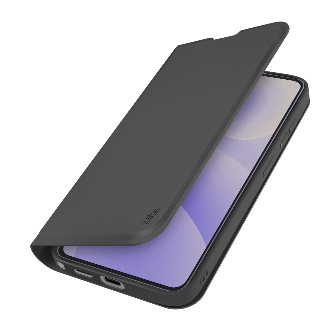 SBS Wallet Smooth läppäsuojakuori Samsung Galaxy S26 Ultra:lle musta