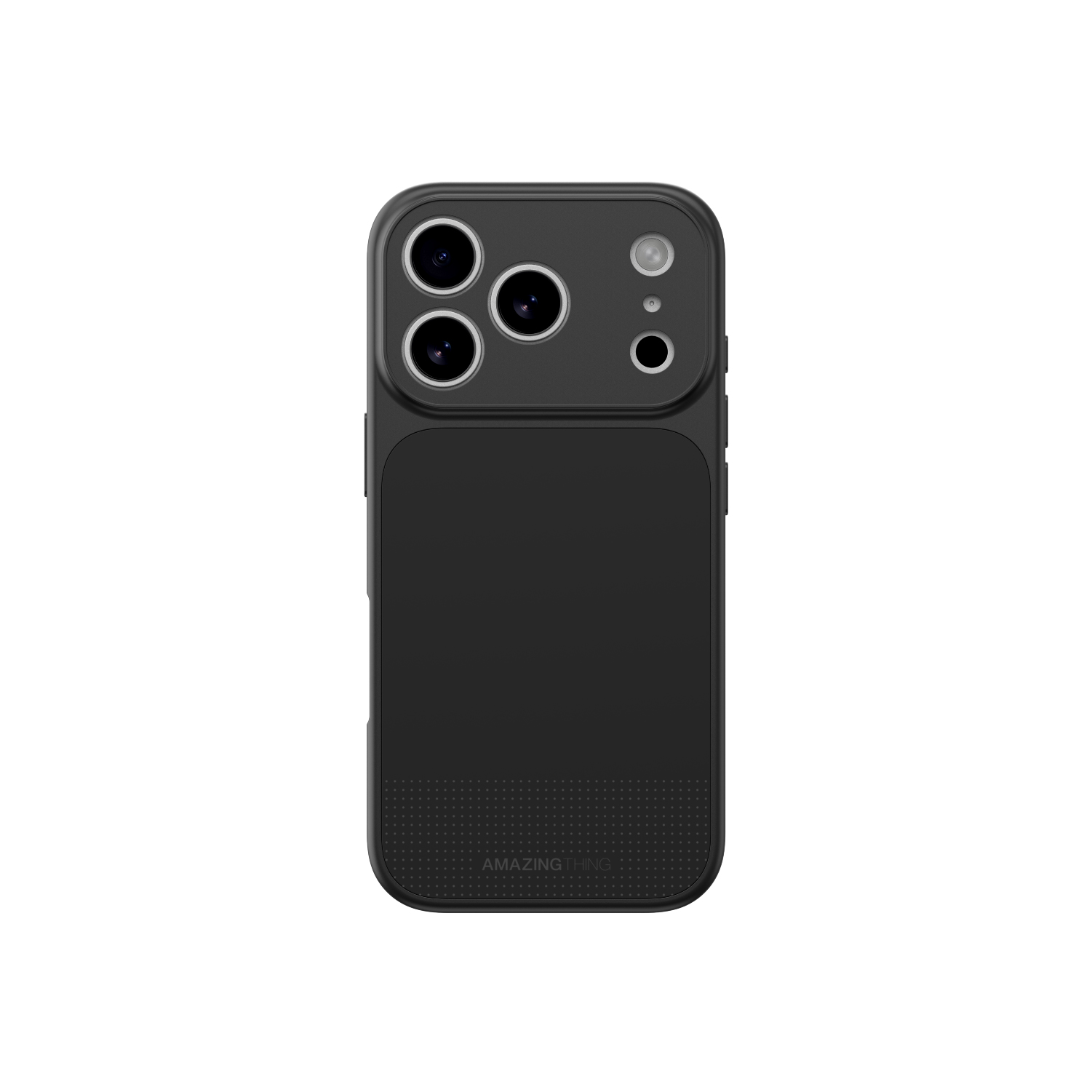 AmazingThing Minimal Mag Full Cover Suojakuori iPhone 17 Pro Max -puhelimelle - musta