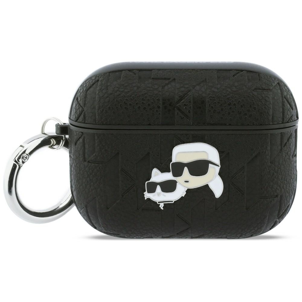 Karl Lagerfeld Monogram Karl & Choupette Head suojakuori AirPods Pro 3 musta