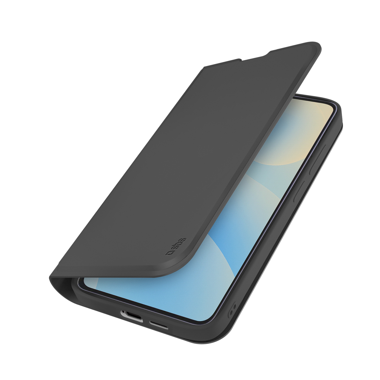 SBS Wallet Smooth Case for Samsung S26 Plus with Flip - Black