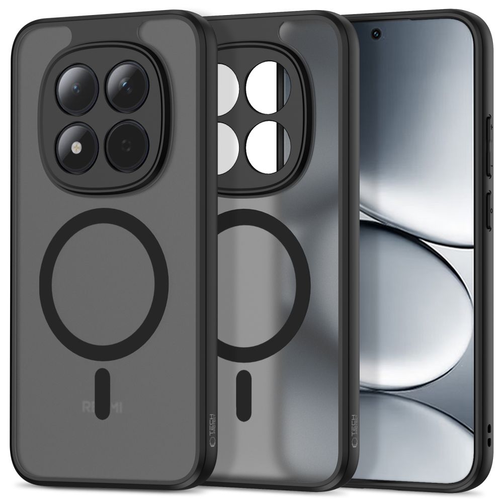 Tech-Protect MagMat MagSafe Suojakuori Xiaomi Redmi Note 15 Pro 5G:lle - Musta