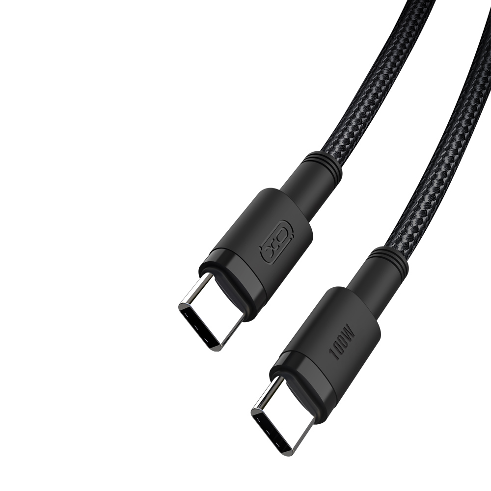 XO kaapeli NB-Q199 PD USB-C - USB-C 1,5m 100W musta