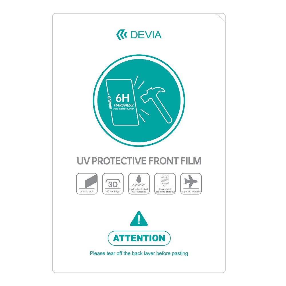 Devia älypuhelimen kalvosarja UV 0,19mm 20kpl 6H leikkauskoneelle älypuhelimen LCD-näytölle