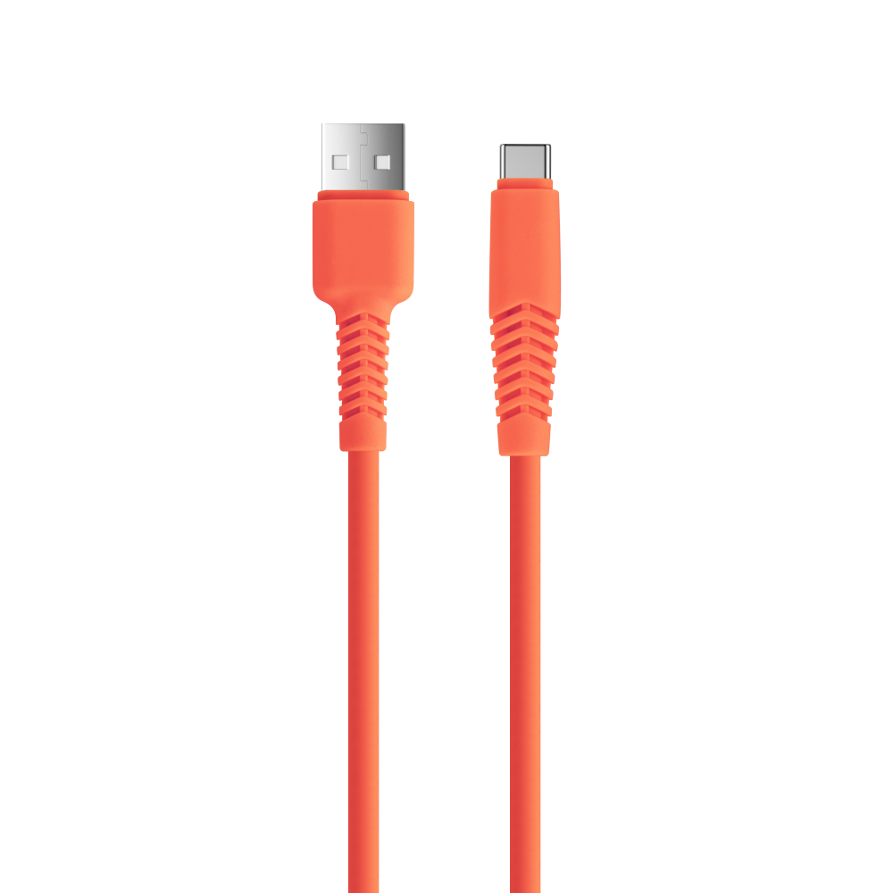 Setty kaapeli USB - USB-C 1,5 m 2,1A KSA-C-1.5210 oranssi