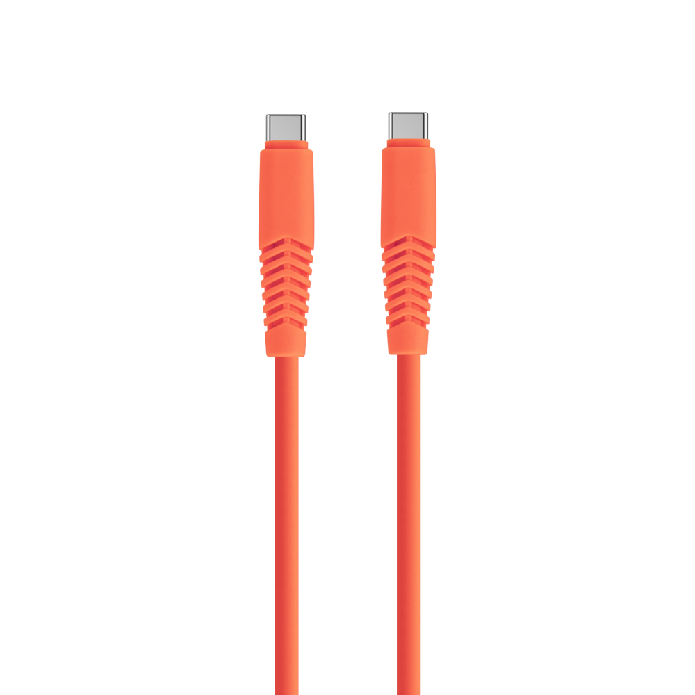 Setty kaapeli USB-C - USB-C 1,5 m 2,1A KSC-C-1.5210 oranssi