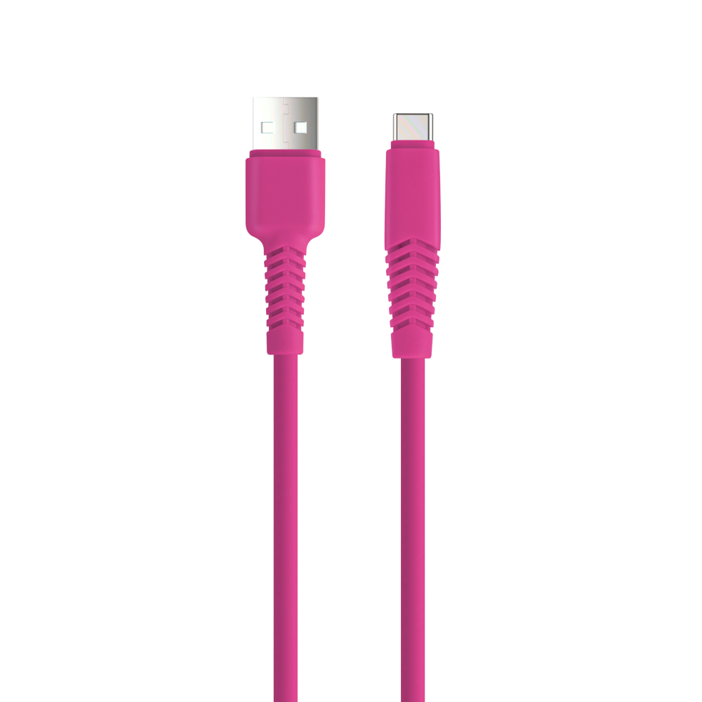 Setty kaapeli USB - USB-C 1,5 m 2A KSA-C-1.526 vaaleanpunainen