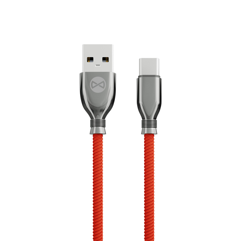 Forever Tornado kaapeli USB - USB-C 1,0 m 3A punainen